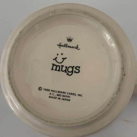 Vintage 1988 Hallmark mugs Norman Rockwell Santa & His Helpers coffee cup/mug - Picture 5 of 5